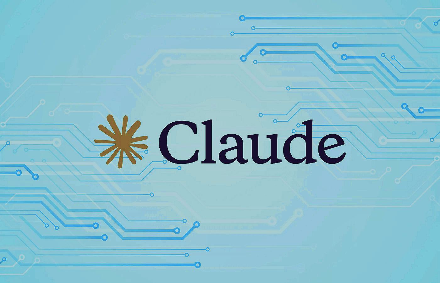 Logo von Claude, einem KI-Tool mit digitalem Hintergrund